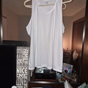 White Sleeveless Top